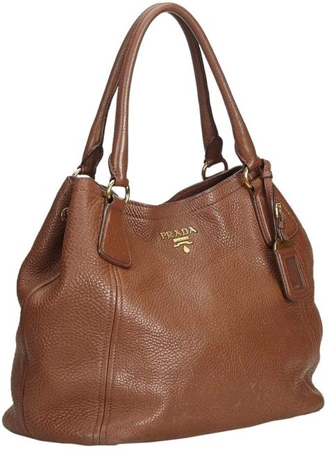 prada brown purse|genuine leather prada bags.